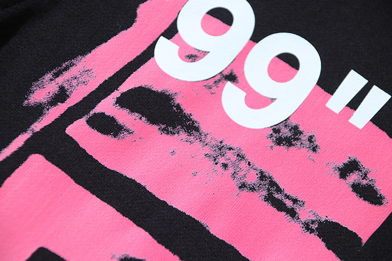 Off-White "99" Impressionism Arrow Hoodie – Pink Brushstroke
