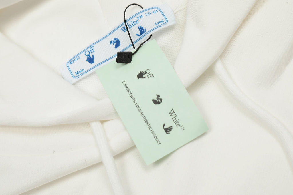 Off-White Saint Barths Script Logo Hoodie – Resort Streetwear