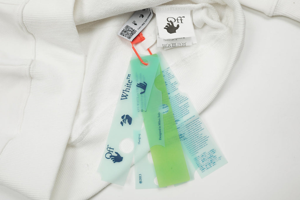 Off-White Gradient Arrow Slim Hoodie — Black / White