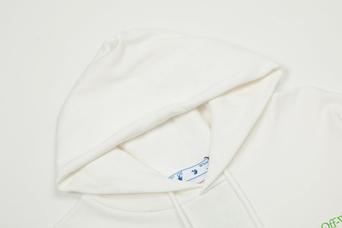 Off-White Gradient Arrow Slim Hoodie — Black / White