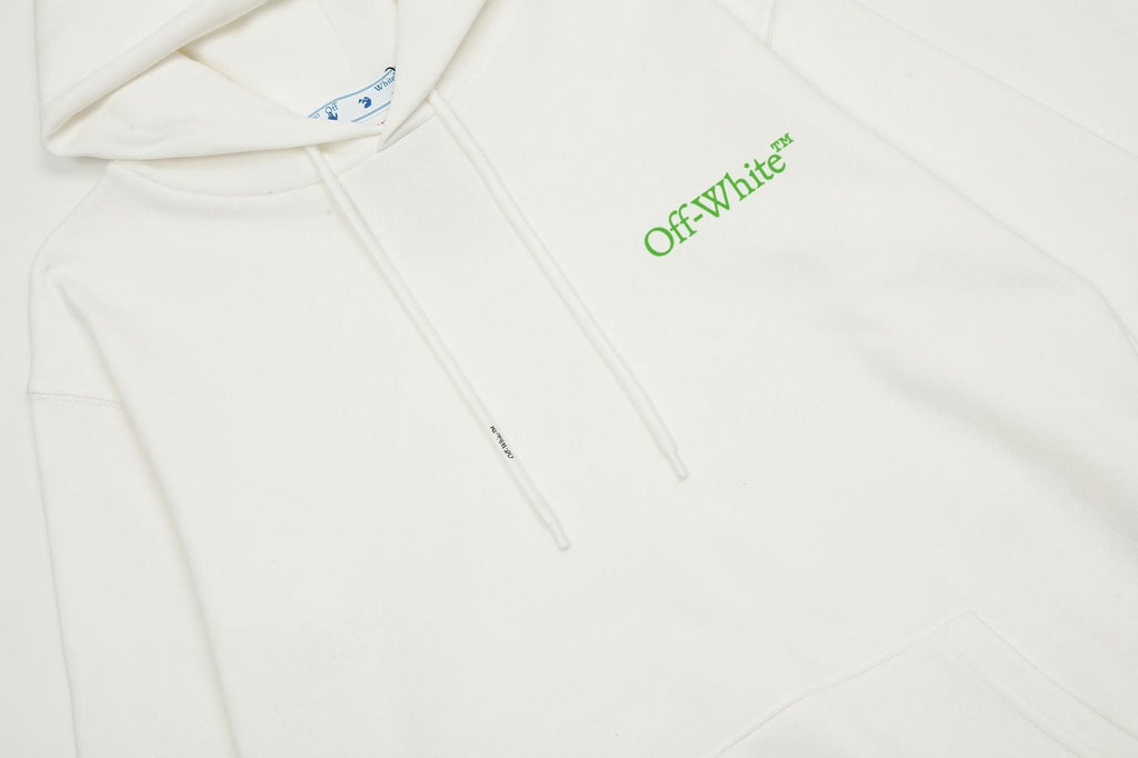 Off-White Gradient Arrow Slim Hoodie — Black / White