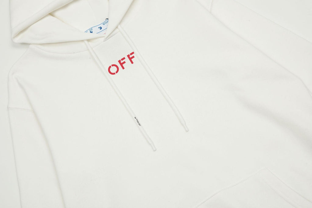 Off-White Stencil Hoodie — White / Black
