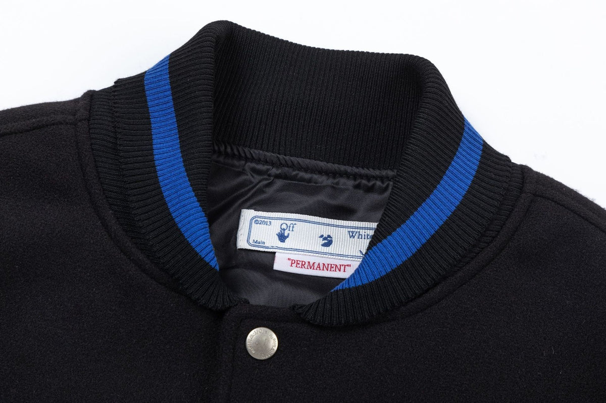 OFF-WHITE 22/23 Multi-Patch Varsity Baseball Jacket