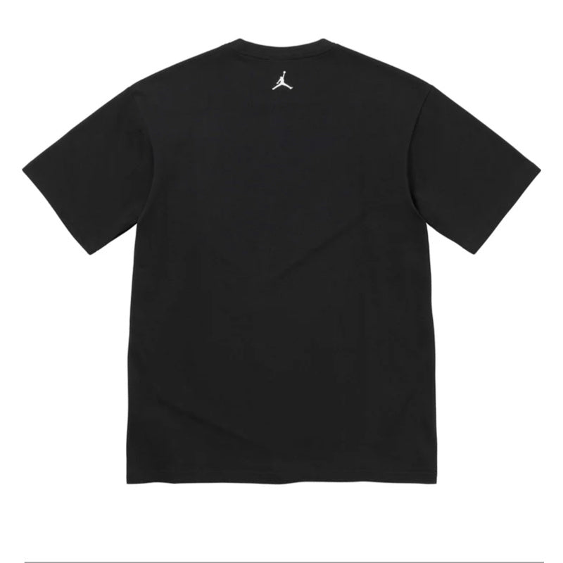 Supreme x Jordan Biggie Tee — Black / White