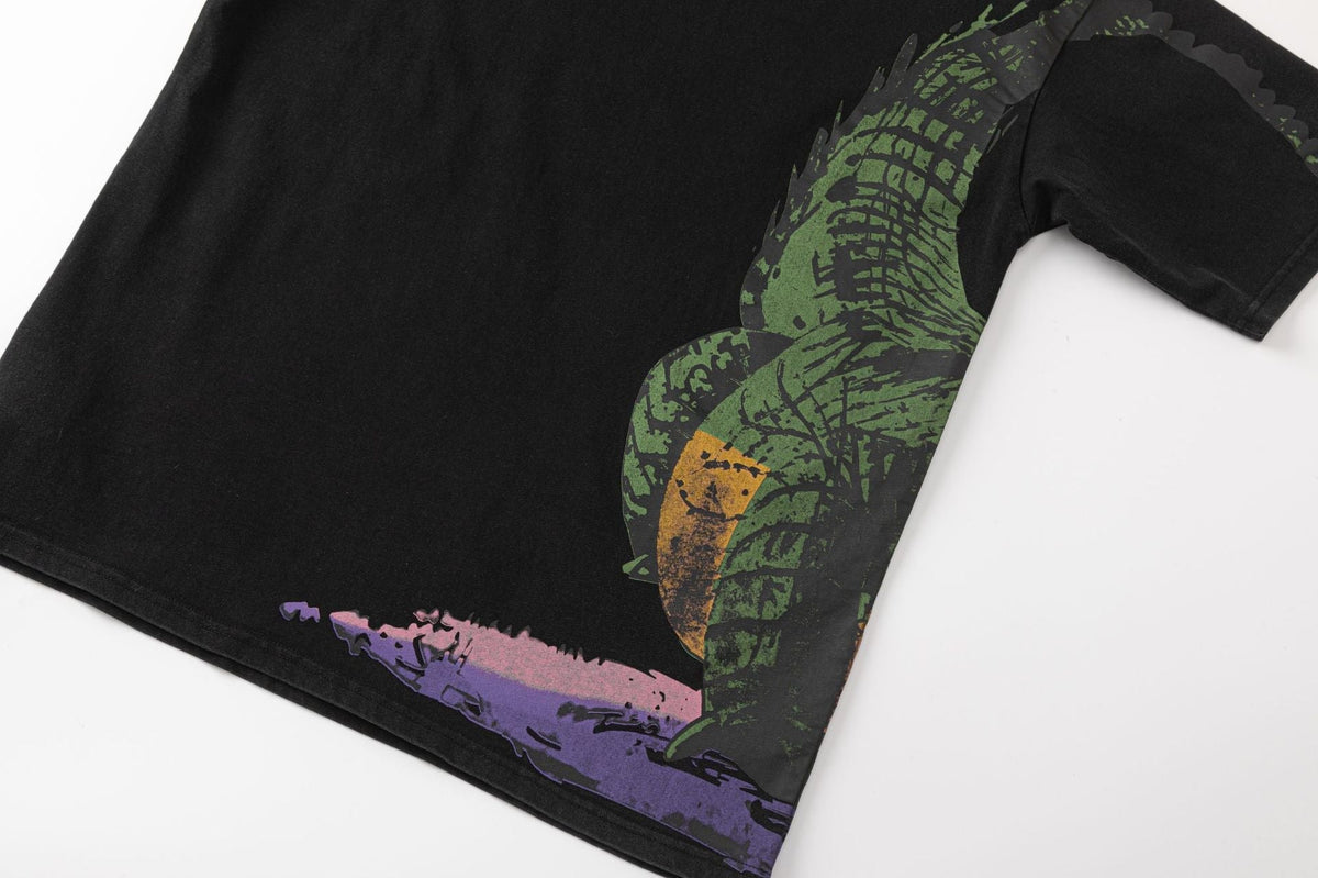 Off-White Animal Printed Crewneck T-Shirt — Black