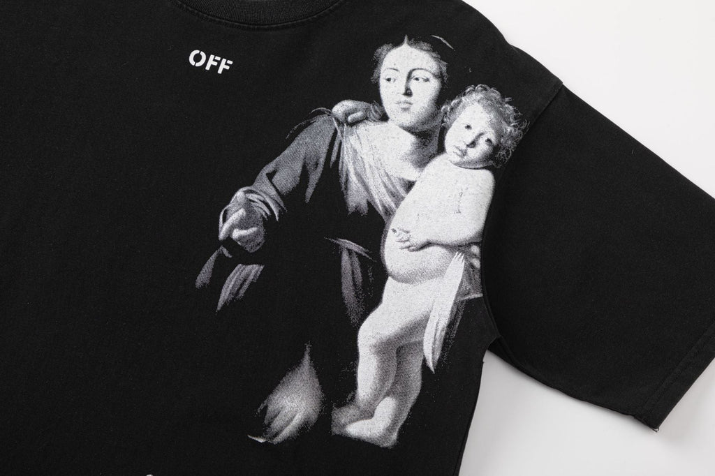 Off-White Blurred Mary Skater T-Shirt — Black