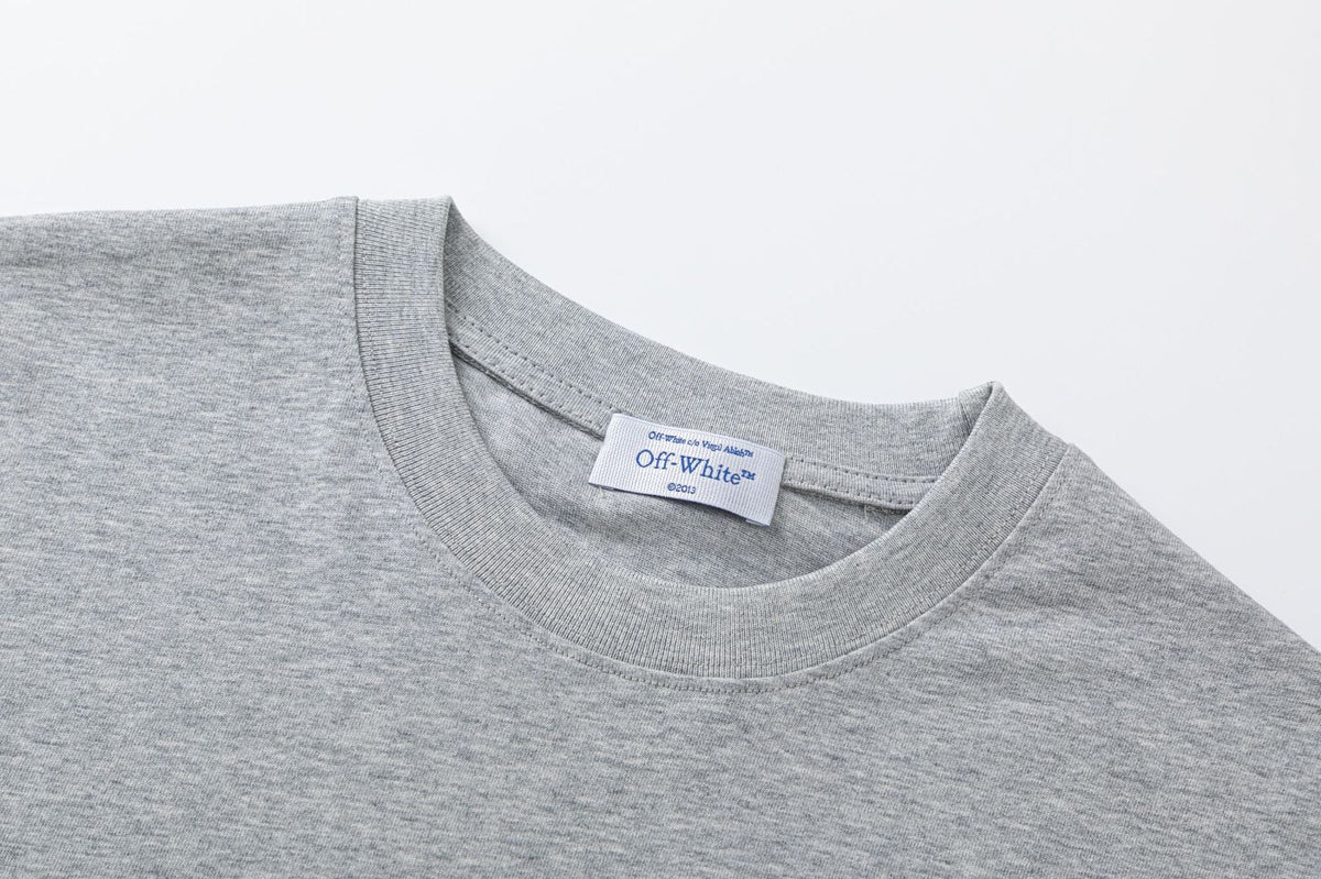 Off-White Fresco Oval T-Shirt — Grey / Black / White