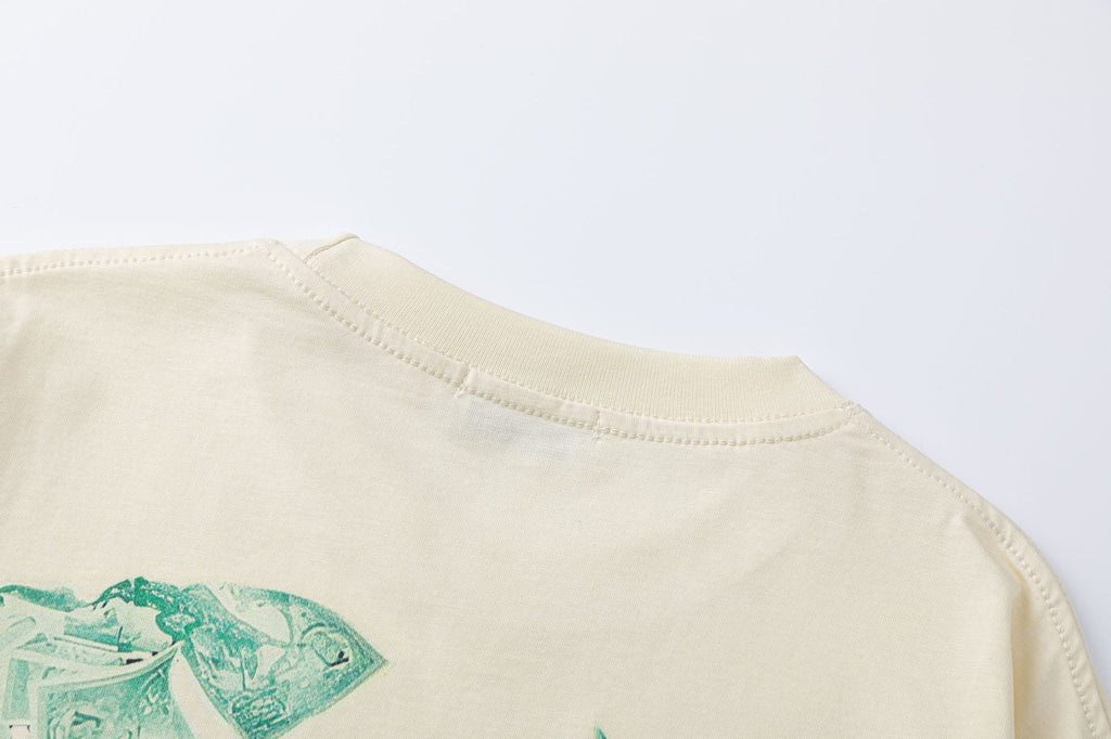 Off-White Cash Arrow T-Shirt — Apricot / Black / White