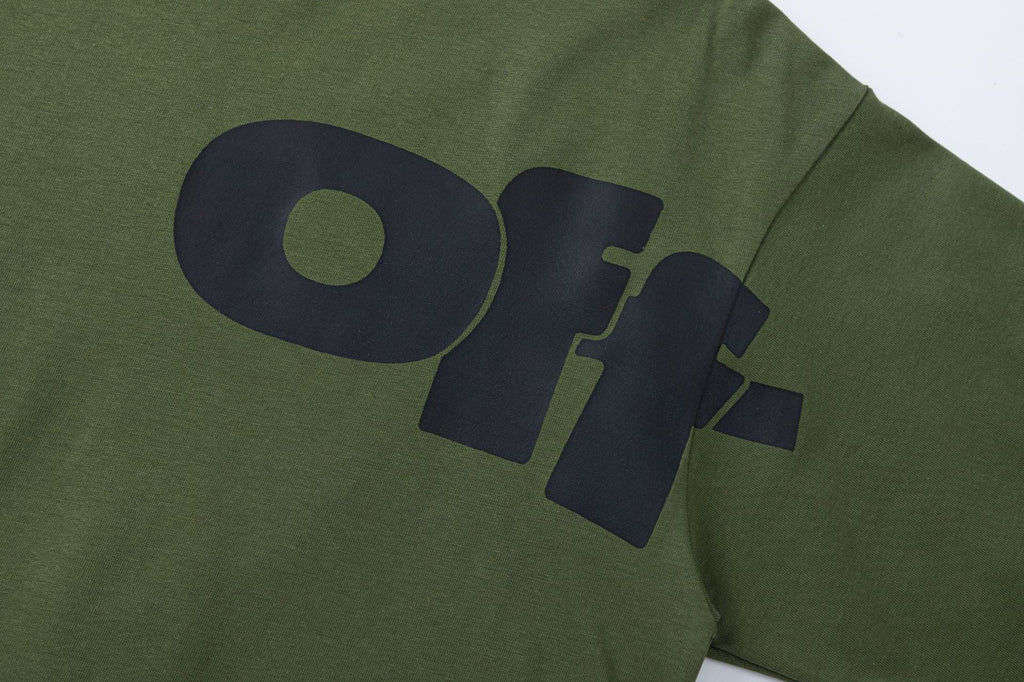 Off-White Shared Logo T-Shirt — Green / Black / White