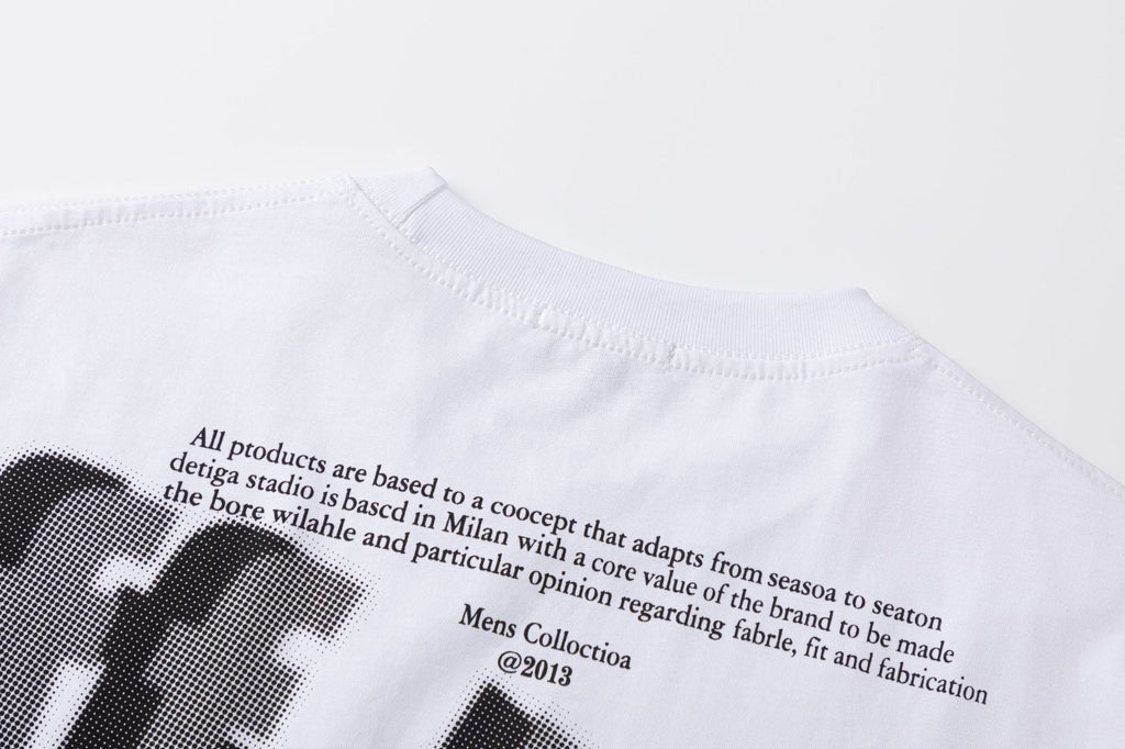 Off-White 3D Letter Pattern T-Shirt — Black / White
