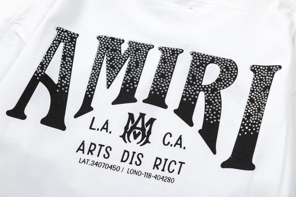 AMIRI AM Logo Cotton Jersey T-Shirt