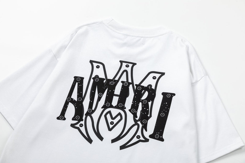 AMIRI AM Logo Cotton Jersey T-Shirt