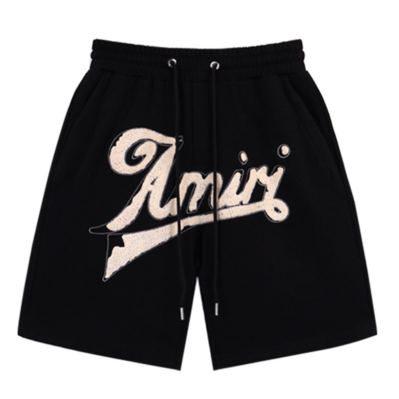 AMIRI Logo-Embroidered Track Shorts