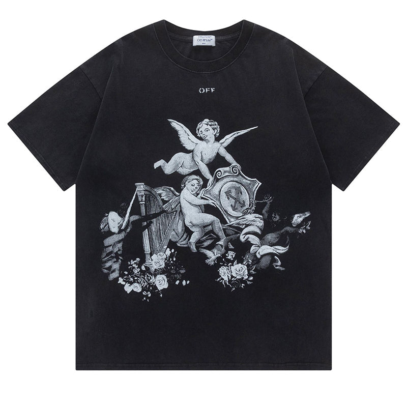 Off-White c/o Virgil Abloh Short Sleeve T-Shirt — Black