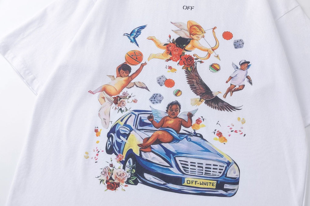 Off-White Cool Cotton T-Shirt — White / Black