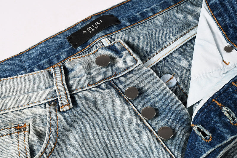AMIRI Slim Fit Distressed Jeans – Full Length Denim