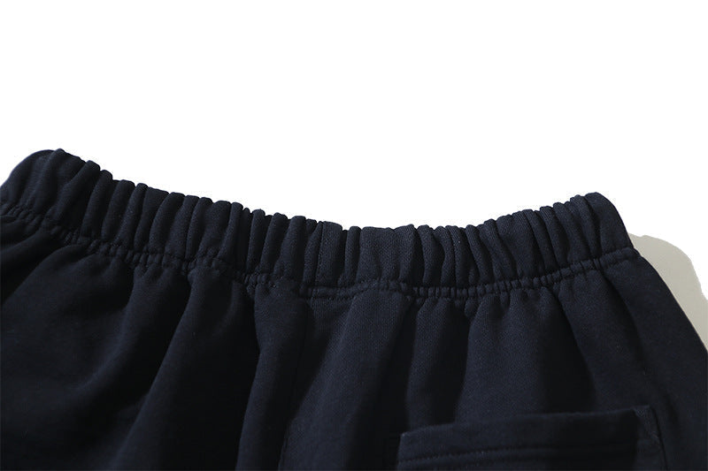 OFF-WHITE "Brushstroke Arrow" Hand-Painted Cotton Sweatshorts