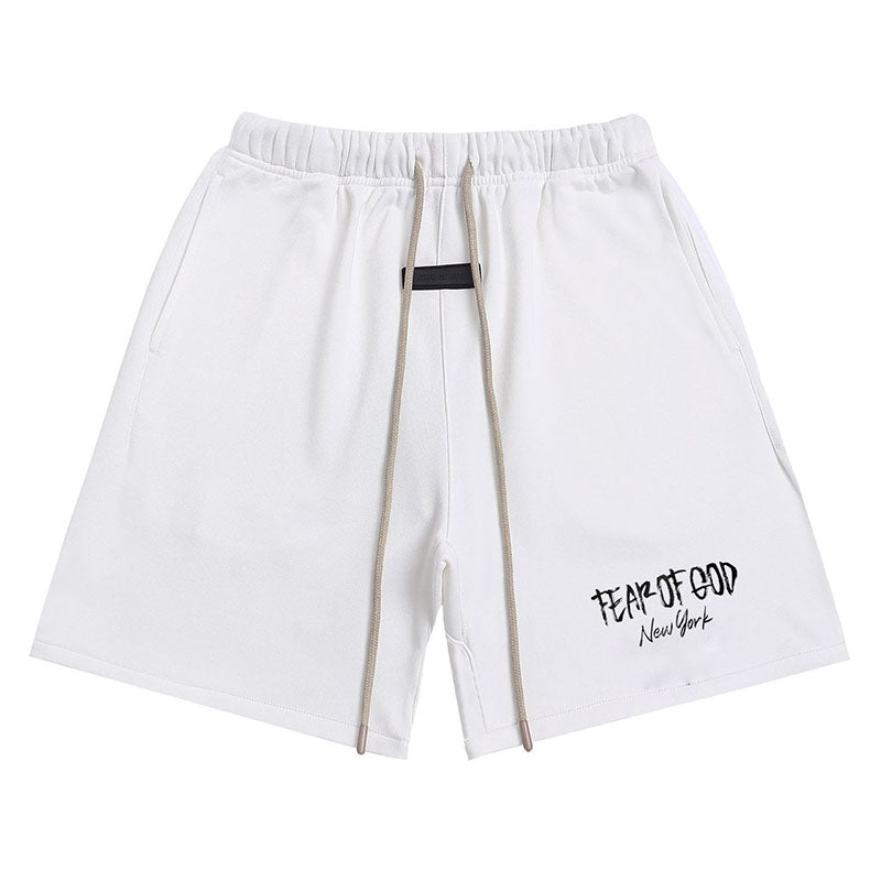 Fear of God Essentials "New York" Shorts – Black / White