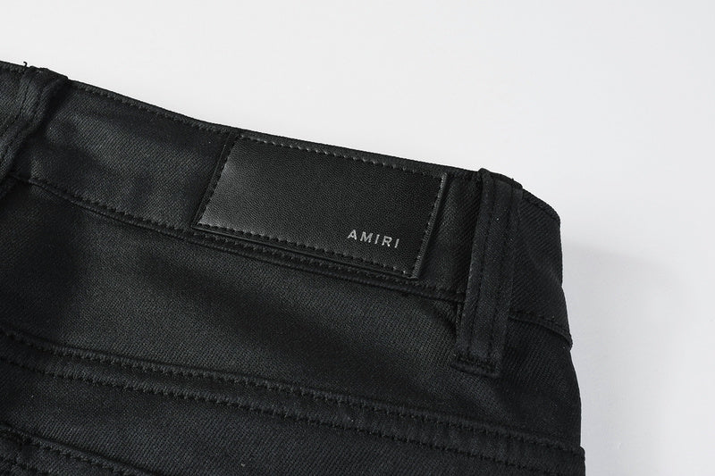 AMIRI Slim Jeans #8918 – Distressed Cotton Denim