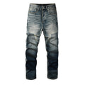 Purple Brand P9120 Light Blue Distressed Straight-Leg Jeans