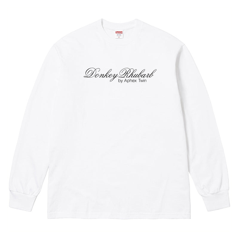 Supreme x Aphex Twin SS25 Week 2 Donkey Rhubarb L/S Tee – Limited Edition Collab Long Sleeve