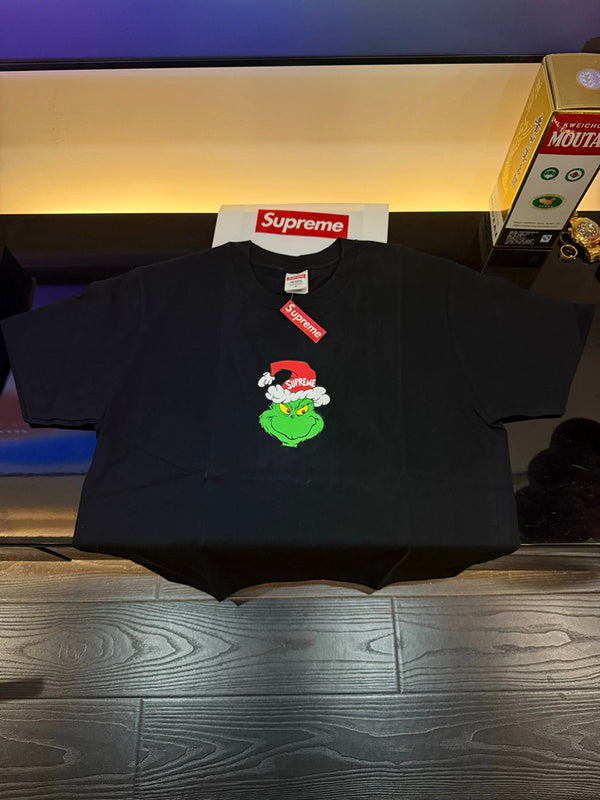 Supreme FW24 Grinch Tee — Black / White