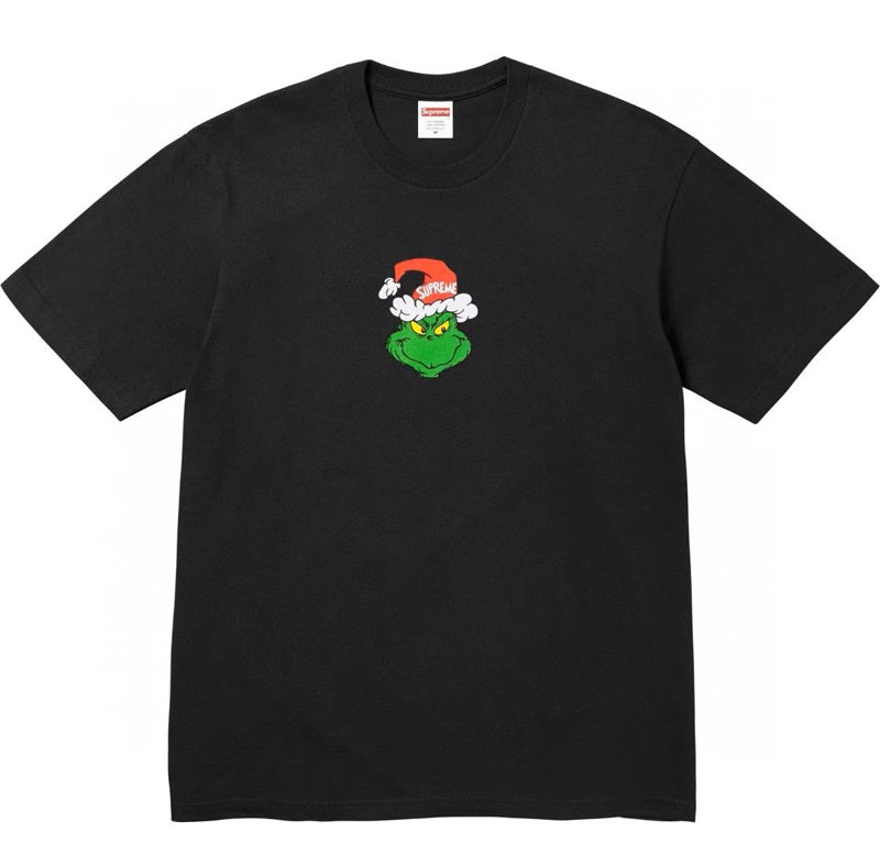 Supreme FW24 Grinch Tee — Black / White