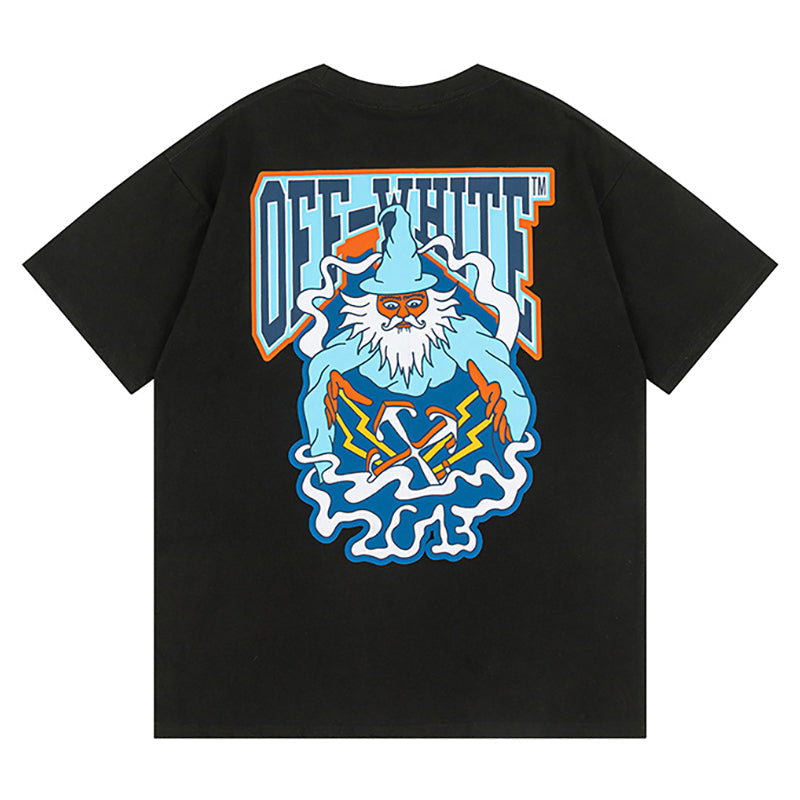 Off-White Wiz Skate T-Shirt — Black / White