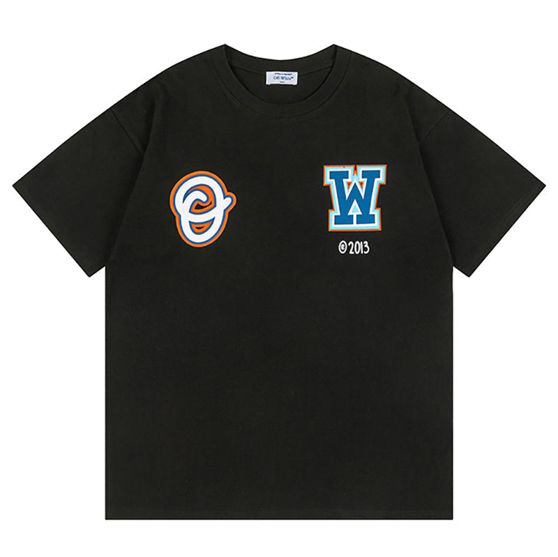 Off-White Wiz Skate T-Shirt — Black / White