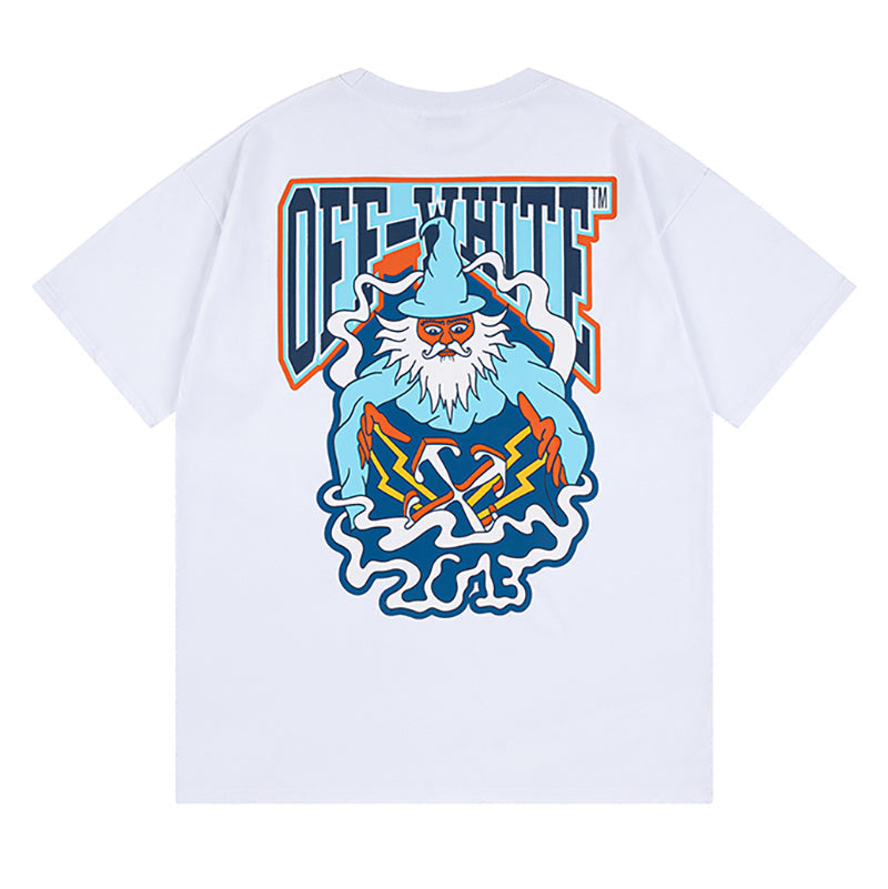 Off-White Wiz Skate T-Shirt — Black / White