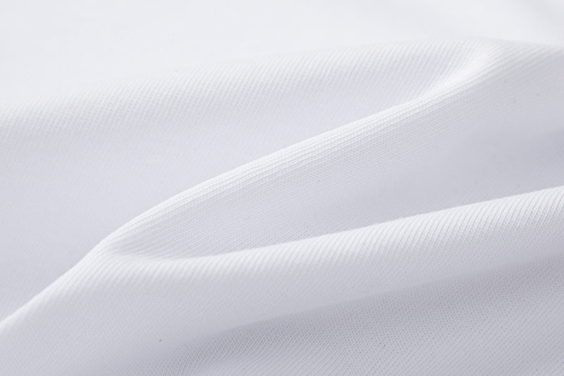 Off-White Blue Arrow Logo Back T-Shirt — White / Black