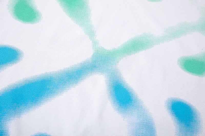 Off-White Blue Arrow Logo Back T-Shirt — White / Black