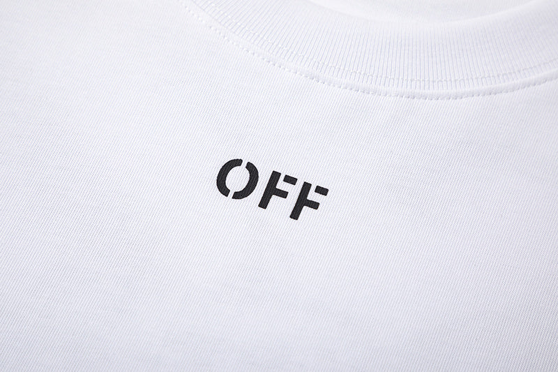 Off-White Dragon Arrow Skate T-Shirt — Black / White