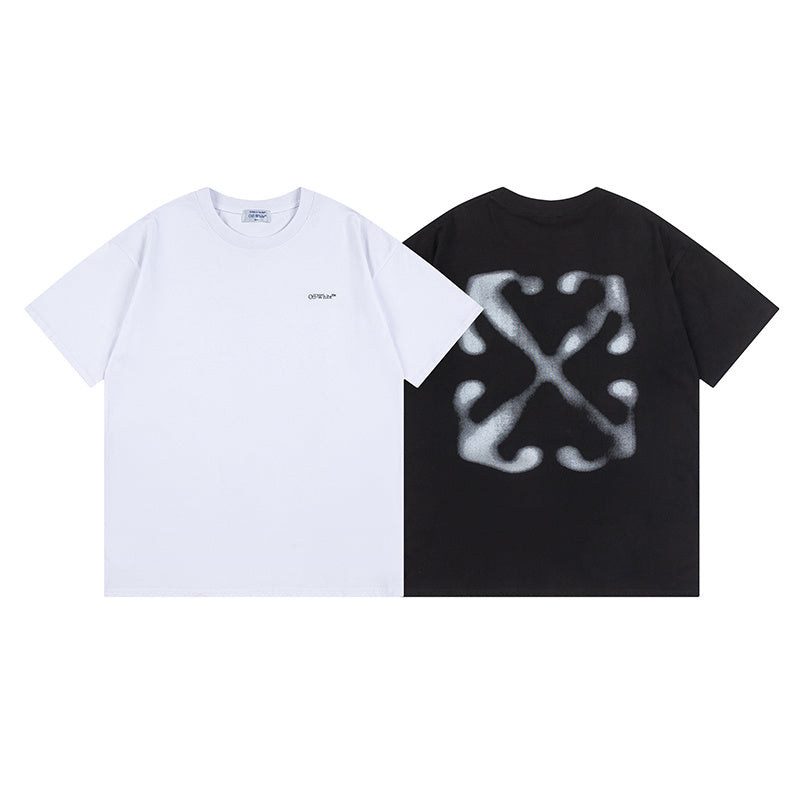 Off-White Logo Detail T-Shirt — Black / White