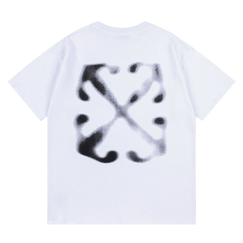 Off-White Logo Detail T-Shirt — Black / White