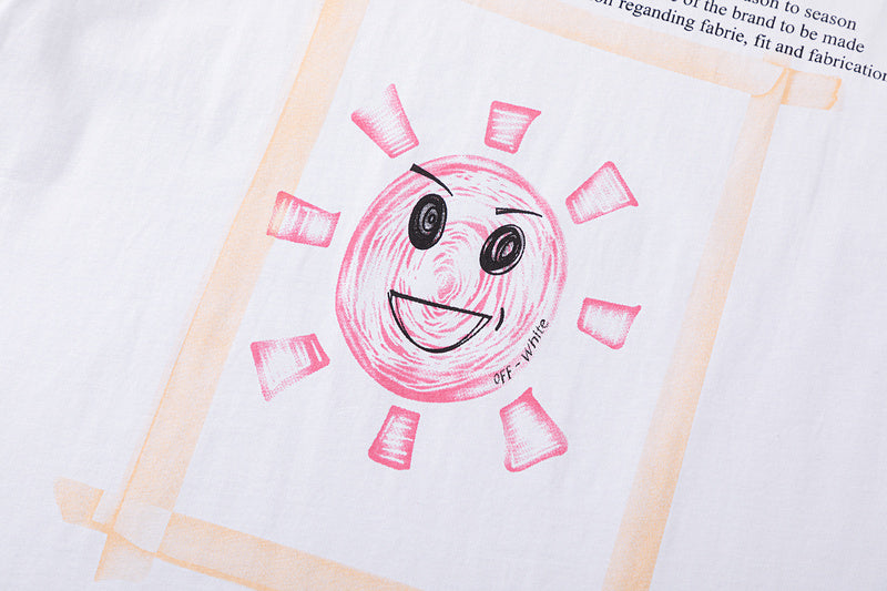 Off-White Sun Moon Skate T-Shirt — White