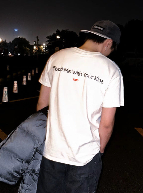 Supreme My Bloody Valentine Feed Me With Your Kiss Tee — White (Style 02)