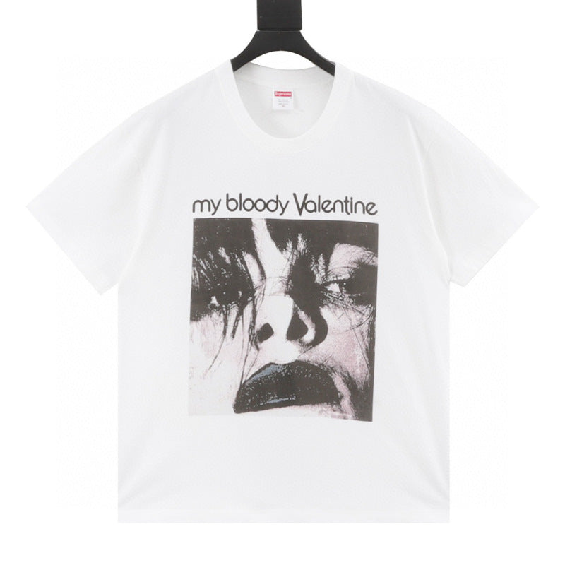 Supreme My Bloody Valentine Feed Me With Your Kiss Tee — White (Style 02)