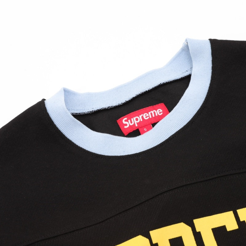 Supreme Split S/S Football Top — Black