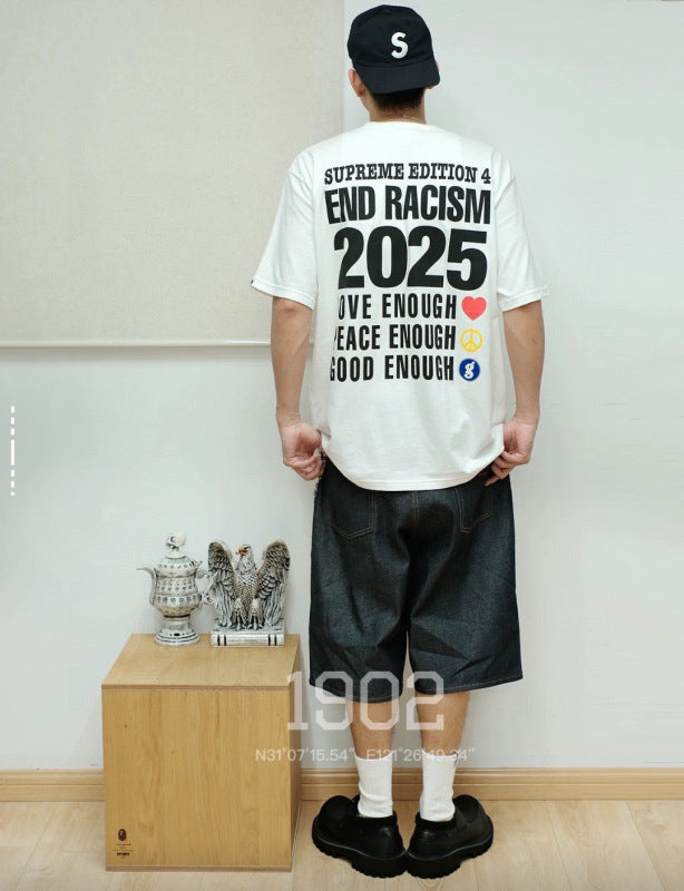 Supreme GOODENOUGH End Racism Tee — White