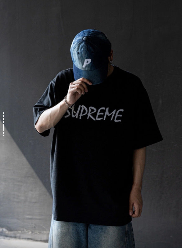 Supreme FTP S/S Top — Stone | White / Black