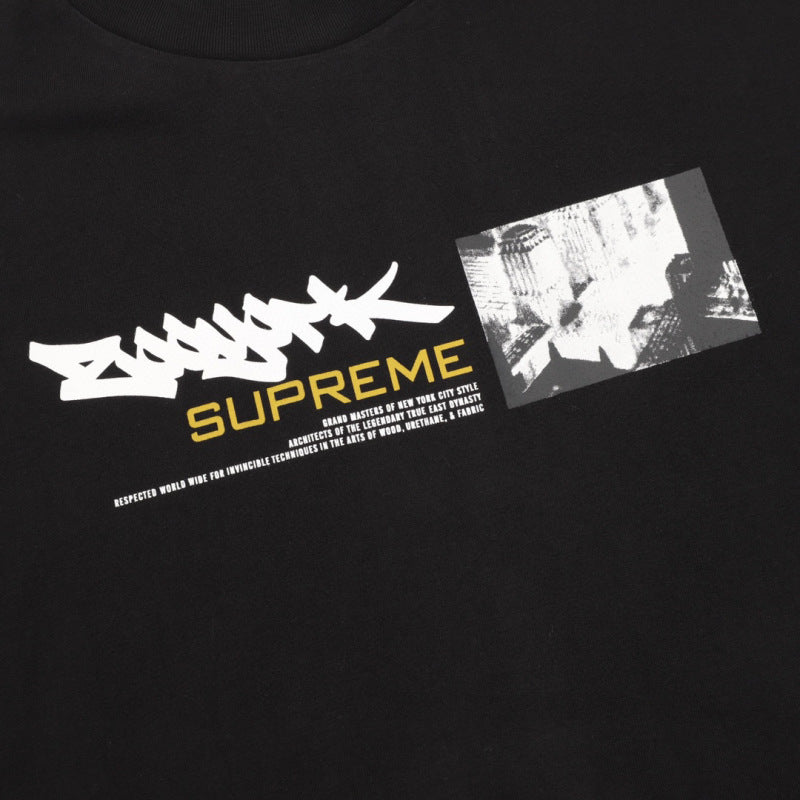 Supreme Zoo York Dynasty Tee — Black / White