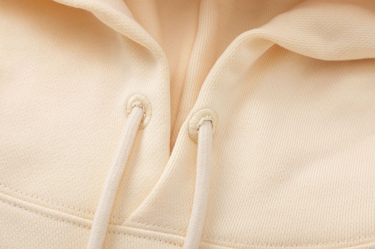 OFF WHITE Spray Logo Hoodie – Apricot & Black