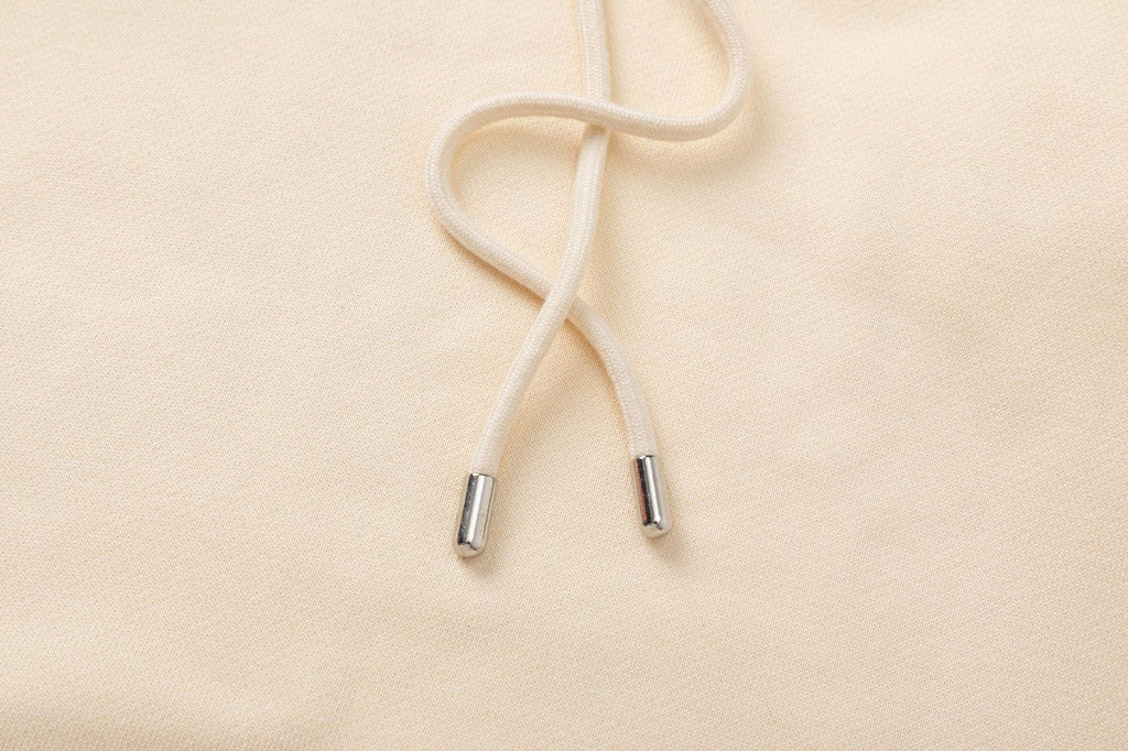 OFF WHITE Spray Logo Hoodie – Apricot & Black