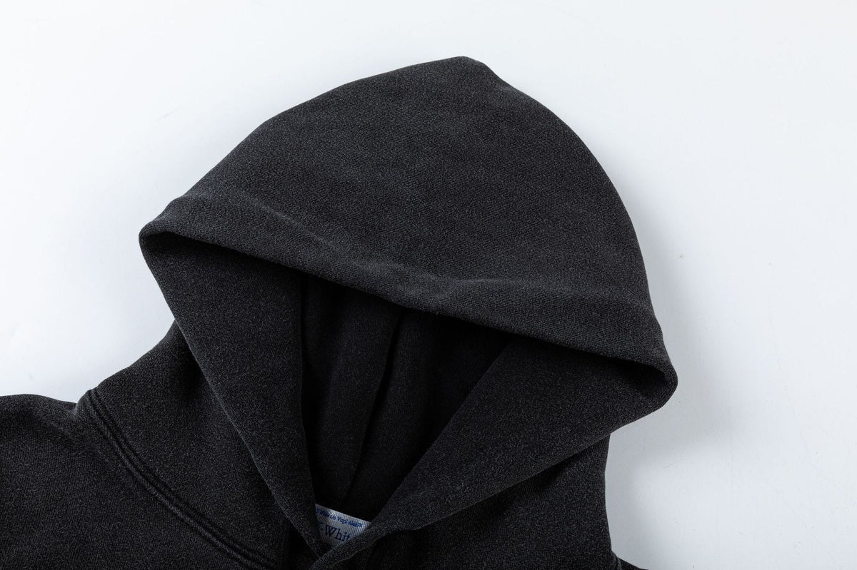 OFF WHITE Young Bacchus Print Hoodie – Black