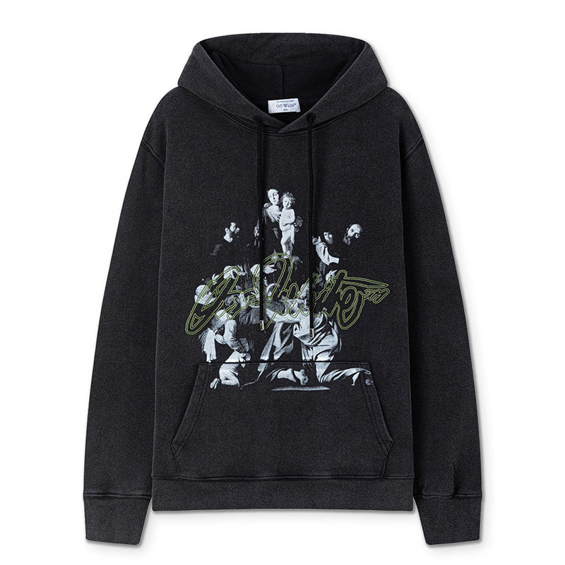Off-White Script Mary Hoodie – Renaissance Art Graphic