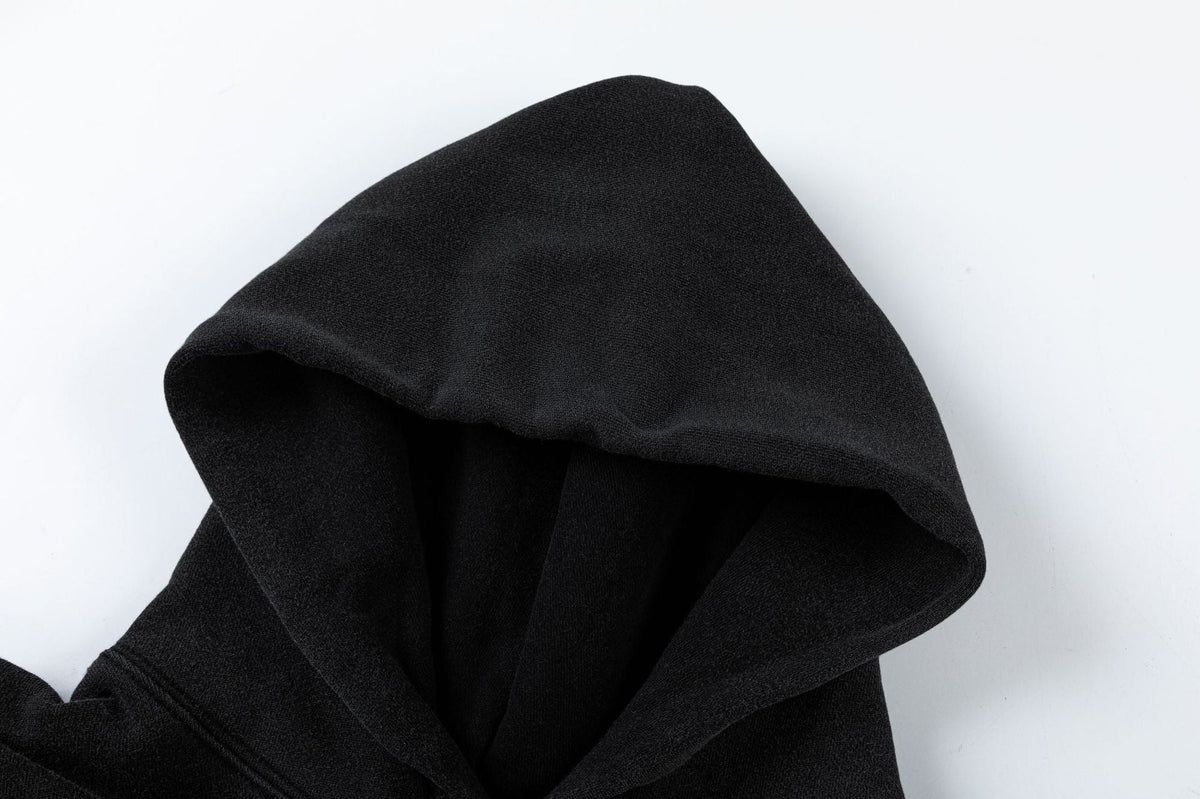 OFF WHITE Baroque Cherub Graphic Hoodie – Black