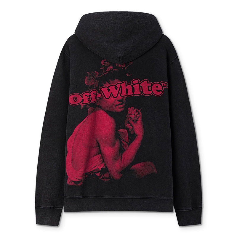 OFF WHITE Bacchus Skate Hoodie – Black