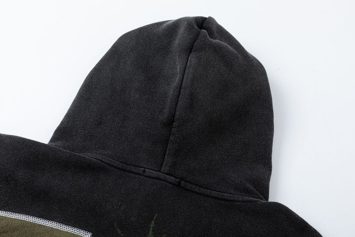 OFF WHITE Arrow Print Hoodie – Black
