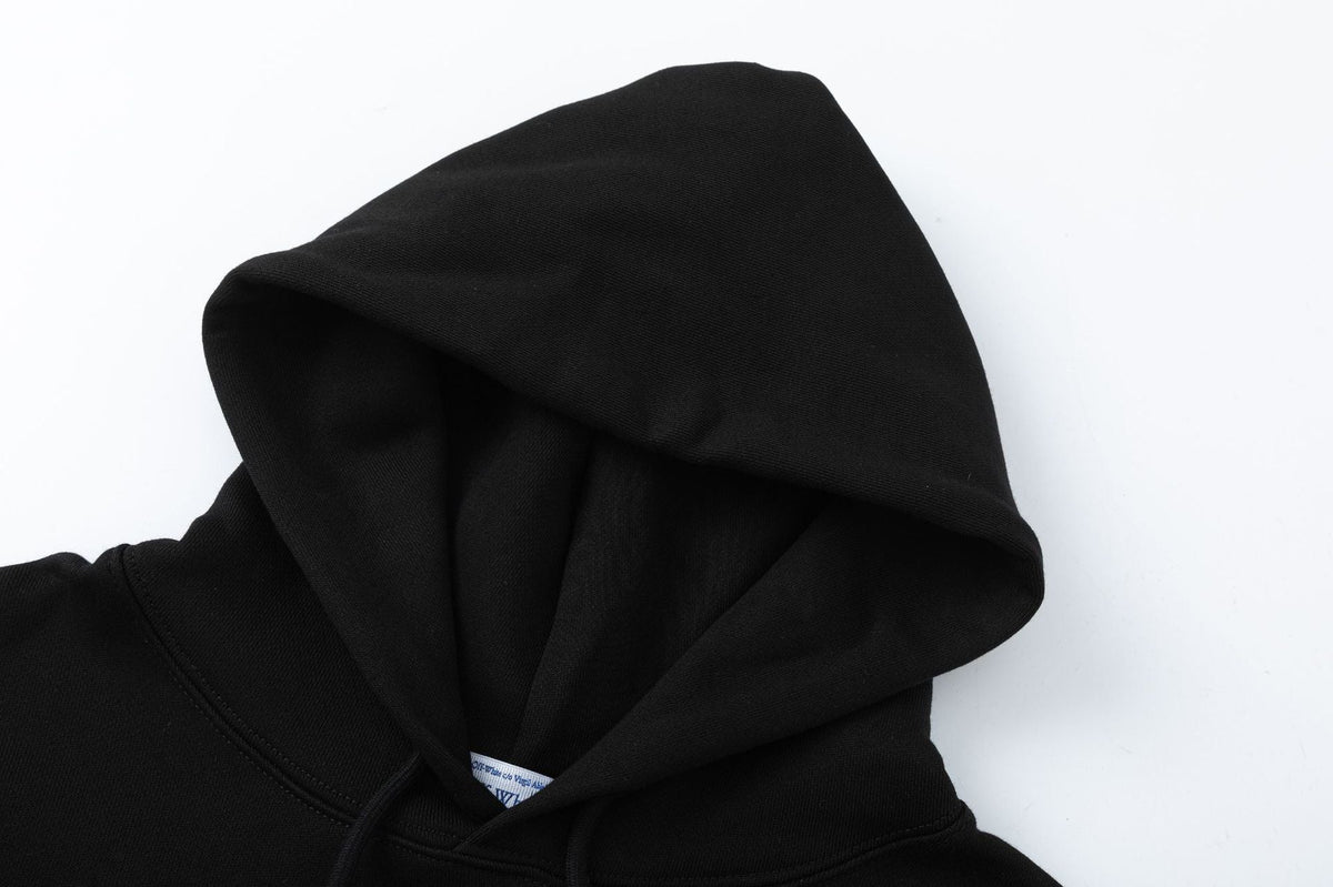 OFF-WHITE Yellow Pixel Arrow Sleeve Hoodie